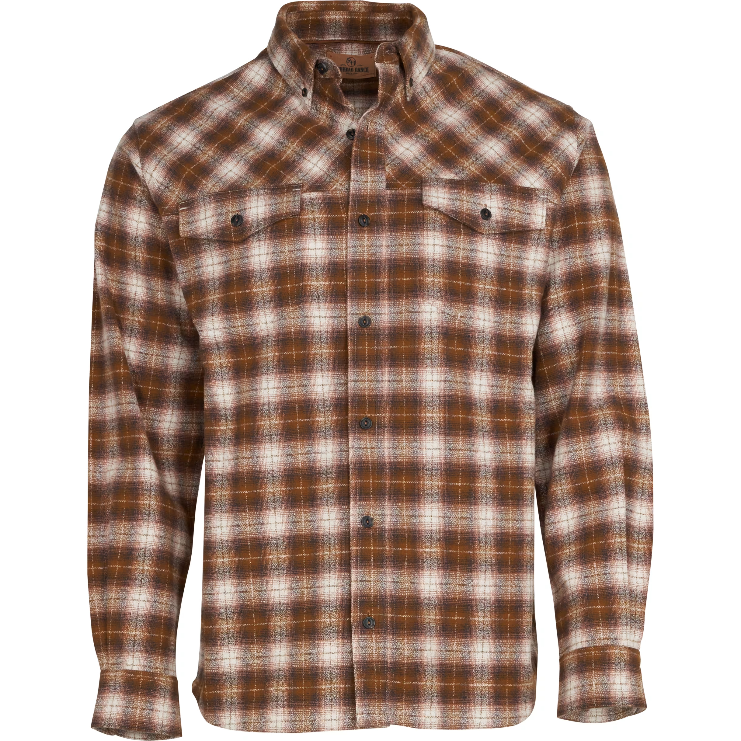 RedHead Ranch Bull Canyon Crepe Flannel Long-Sleeve Shirt for Men ...